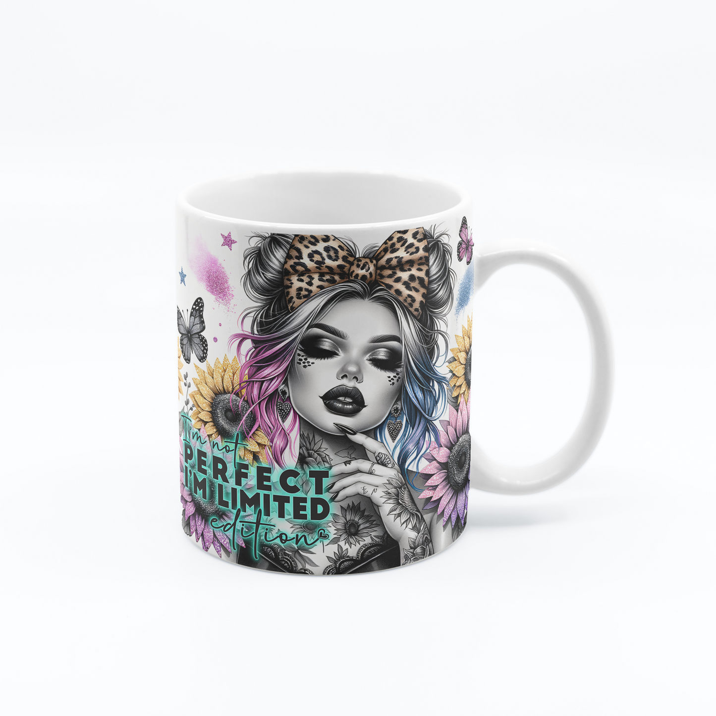 Tasse à café pensée positive 11 oz