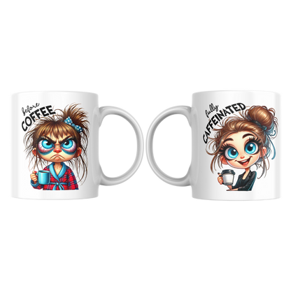 Tasse a café sarcasme du matin 11 oz