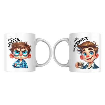 Tasse a café sarcasme du matin 11 oz