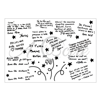 Bouteille souvenir unique – Signée par ceux qui comptent