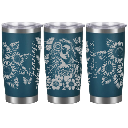 Tasses à café acier inoxydable 20oz (design 360) Affirmation