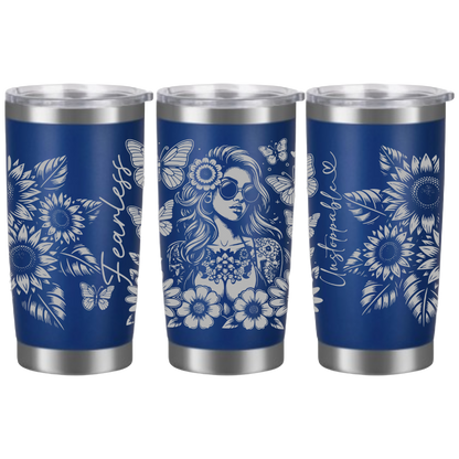 Tasses à café acier inoxydable 20oz (design 360) Affirmation