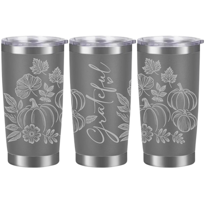 Tasses à café acier inoxydable 20oz (design 360) Automne