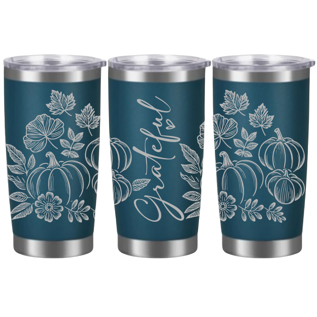 Tasses à café acier inoxydable 20oz (design 360) Automne