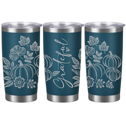 Tasses à café acier inoxydable 20oz (design 360) Automne