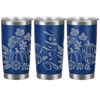 Tasses à café acier inoxydable 20oz (design 360) Automne