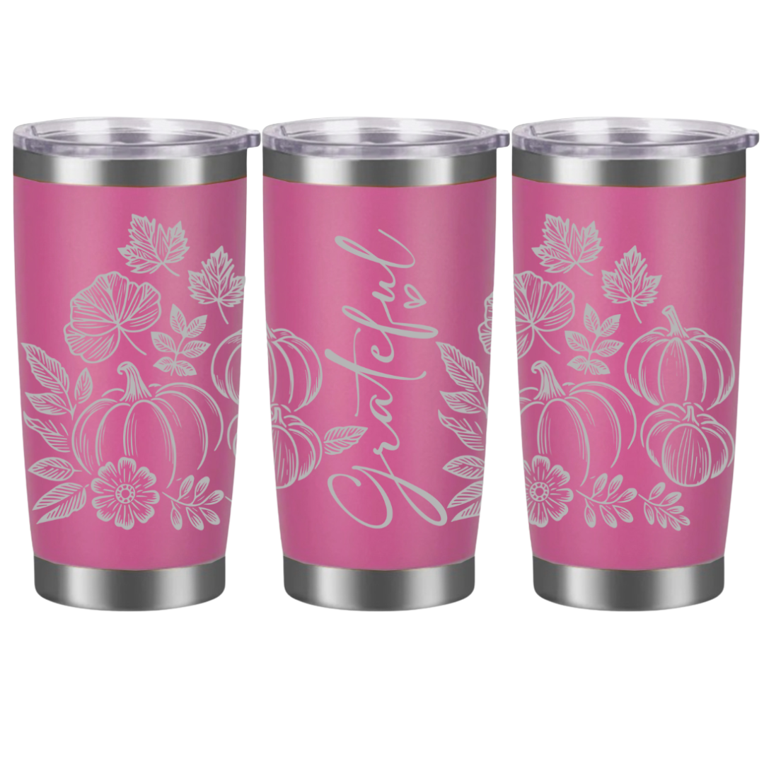 Tasses à café acier inoxydable 20oz (design 360) Automne