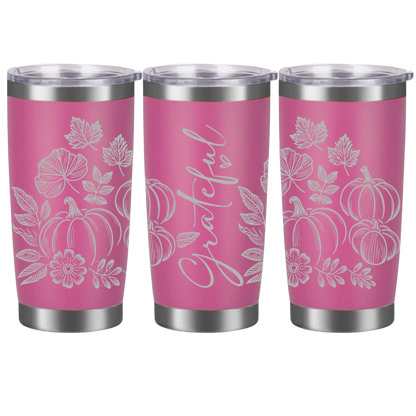 Tasses à café acier inoxydable 20oz (design 360) Automne