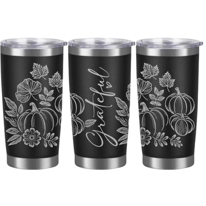 Tasses à café acier inoxydable 20oz (design 360) Automne