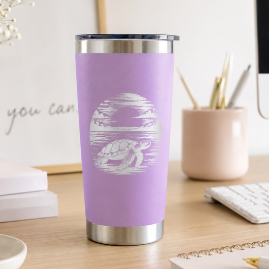 Tasse 20oz lilas personnalisée
