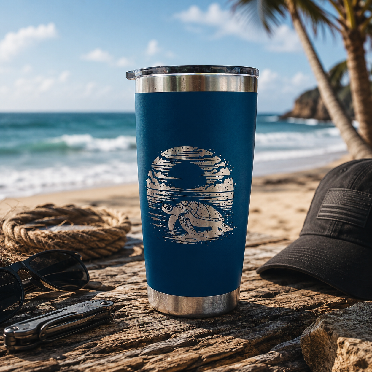 Tasse 20oz sarcelle personnalisée