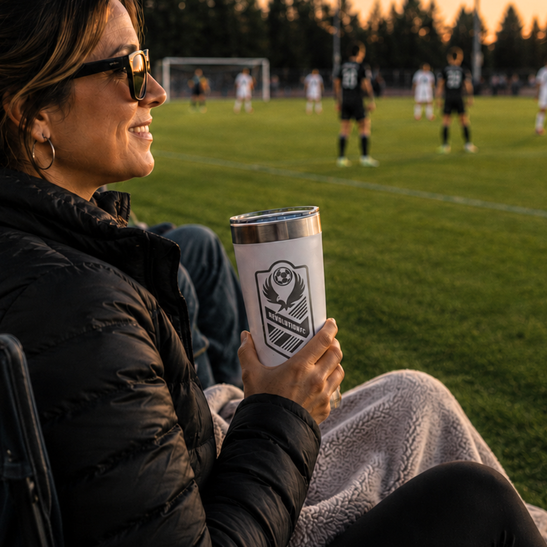 Tasses 16oz blanche personnalisée