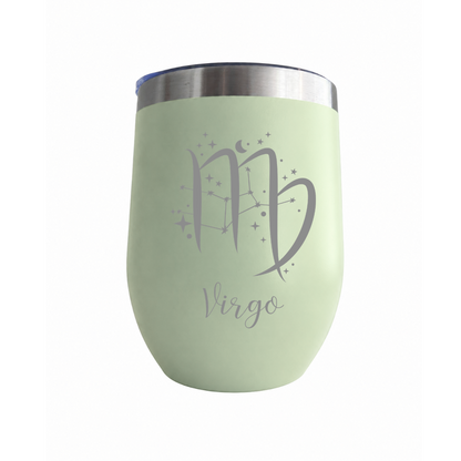 Verre à vin isolé