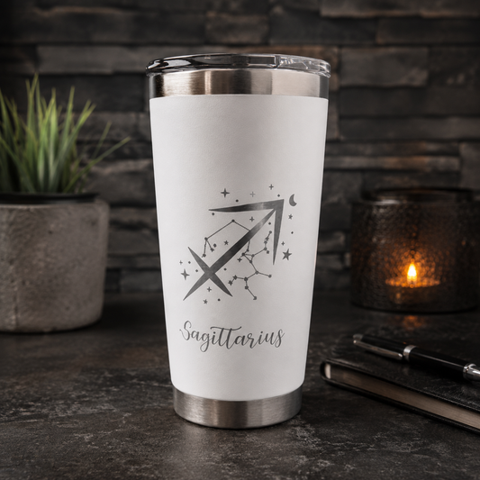 Tasse 20oz blanche personnalisée